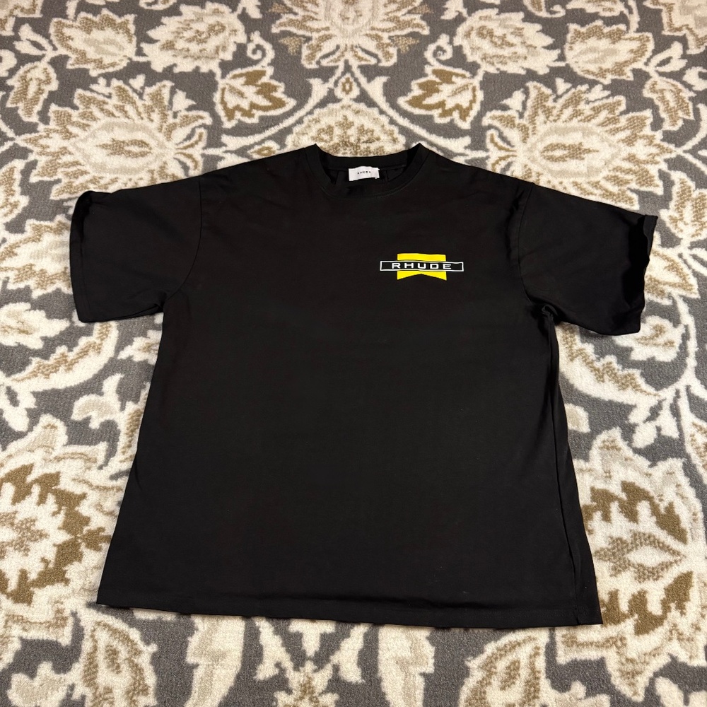 Men’s Rhude “It’s Hard To Be Humble” Tee In Black Size Large